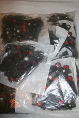 1 Bag of 100 pcs NATIONAL SCIENTIFIC C4010-35BLK 10-405 Cap with T/S Septa