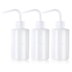 Tattoo Wash Bottle Squeeze 3Pcs 250ml Squirt Bottle Succulent 3*250ml White