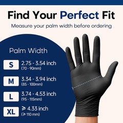 Supmedic Medical Soft Max™ Nitrile Exam Gloves, 1000Pcs Latex-Free Powder-Free F