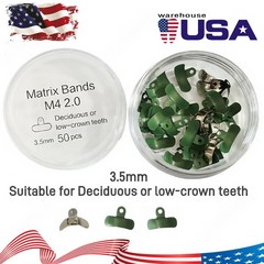 Dental Matrix Bands PTFE Non-Stick Coating Sectional Contoured Metal Matrices
