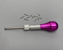 Dental Orthodontic Micro Implants Mini Screw Self-Drilling Fuchsia Screwdriver