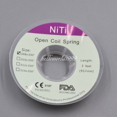 1 Roll Dental Orthodontic Niti Open Coil Spring Dia.008 inch x030″ 914mm 3 Feet