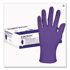 Kimtech PURPLE NITRILE Gloves, Powder-Free, X-S, 9.5″ Long, 100/Box, 2 Boxes/PK