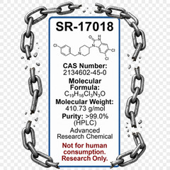 SR-17018 5 Grams at 99.6% purity Laboratory Chemical CAS 2134602-45-0