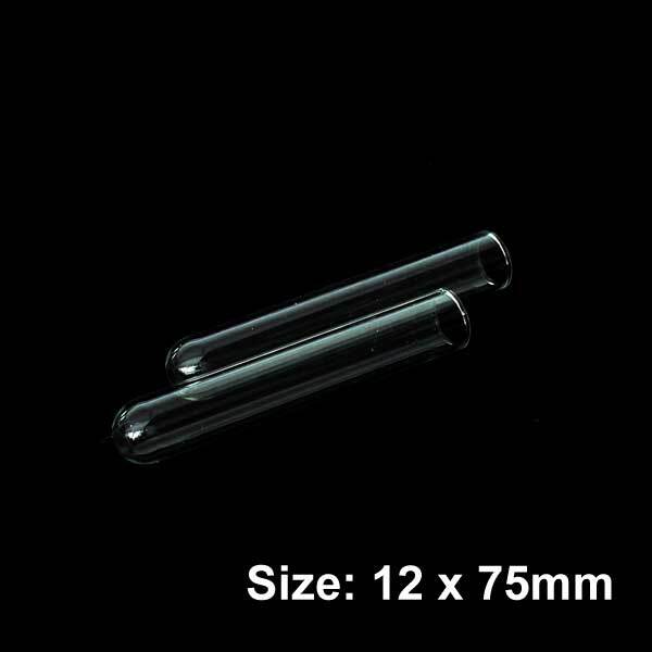 5ml-135ml Round-bottomed Glass Tubes High Temperature Chemistry Sample Container