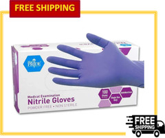 MedPride Powder-Free Nitrile Exam Gloves, S/ M/ L/XL, Pack of 100
