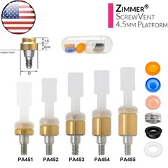 US Overdenture Locator Ti Abutment Fit Zest Retention Caps Hiossen Nobel Zimmer