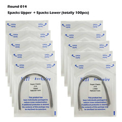 100PCS Arch Wire Orthodontic Niti Natural Ovoid Form Arches Round Rectangular