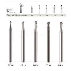 10pcs Dental Trimming Finishing Carbide Burs FG # Friction Grip Fit High Speed