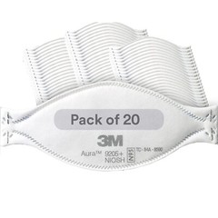3M Aura 9205+ N95 Particulate Respirator Disposable Protective Mask 20PCS