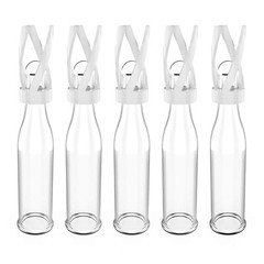 1000Pcs 250uL Clear Glass Micro Inserts+Plastic Spring for for 2mL 9-425 Vials