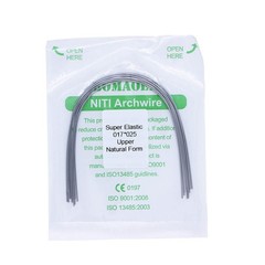 1×Dental Orthodontic Super Elastic Niti Rectangular Arch Wires Nature 17×25Upper