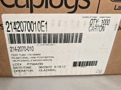 1000 Count Test Tubes 17X 100MM