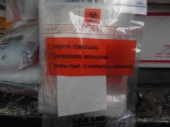 1000 6 x 9 specimen bag with absorbant pad Lab-loc LABZ69BA