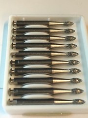 Dental Diamond Burr/ RA/ Latch Type. ( 20 ) Football Shape (368)#RA 257-018M
