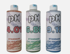 pH Buffer Calibration Kit 3-Pack: 250 mL (8 fl oz) Each of pH 4.01, 6.86, 9.18