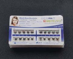 10 Packs Dental Orthodontic Metal Bracket Braces Standard Roth MBT Mesh Base