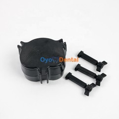 Dental Laboratory Black Polycarbonate Microwave Denture Lab Polimerization Flask