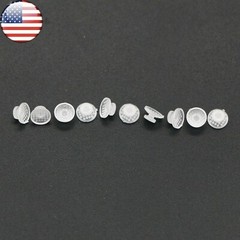 US 10 Packs Dental Orthodontic Lingual Buttons Bondable Round Base Ceramic/Metal