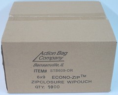 200-Pack 6″ x 9″ Biohazard Econo-Zip Specimen Transport Bags 2mil 3 Wall + Pouch