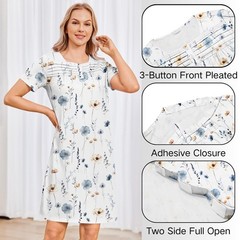 Post Shoulder Surgery Dress Women Side Full Tear Away After Rotator Cuff Chem…