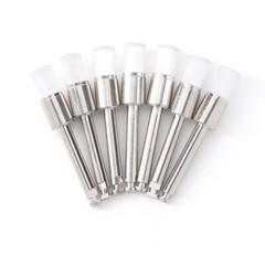100 Pcs Dental Prophy Polishing Brush Nylon Bristle Flat/Tapered Prophylaxis RA