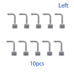 Dental Orthodontic Crimpable Hook Left/Right Sliding 90 Degree Bending 10Pc/pack