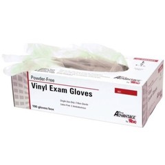 Pro Advantage Powder Free Latex Exam Gloves, Size XL (Box of 100)