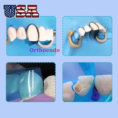 Dental Contoured Anterior Matrix Bands Teeth Restoration Strip Twin Matrices USA