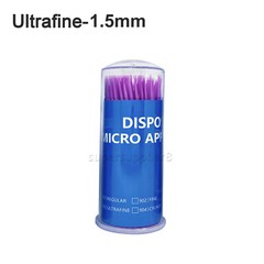 100Pcs/Box Dental Disposable Micro Applicator Brush Bendable Sticks Bottle 4Size