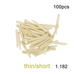 400Pcs Dental Disposable Wooden Wedges Interdental Restoration Fixing Wedge