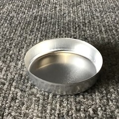 VWR International 25433-089 70mm Disposable Aluminum Smooth-Wall Weighing Dishes