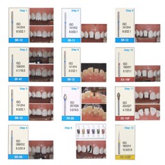 AZDENT Dental Diamond Burs FG Crown Preparation Anterior/Molar kit FG112 FG113