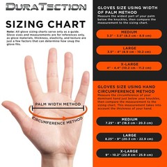 Dura-Gold Duratection 8 Mil Orange Super Duty Diamond Textured Nitrile