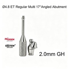 Dental 17° Angled Multi Unit Abutment 4.8mm MU for Hiossen Hex Standard Regular