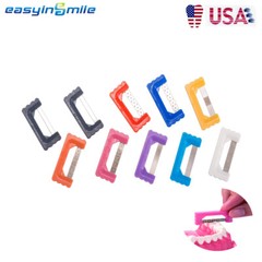 10pcs Dental IPR Orthodontic Interproximal Strip Enmal Reduce Single Hand Use