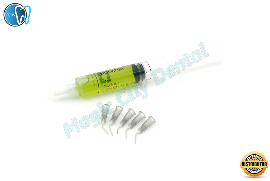 *FAST SHIPPING* Prime-Dent 37% Dental Dental GREEN Etchant Etching Gel 12g Kit