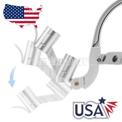 5W LED Dental 3.5X Headband Binocular Loupes/Lightweight Silicone Headlamp