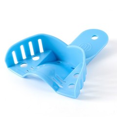 AZDENT Dental Autoclavable Impression Trays Perforated Plastic 12Pcs/Bag