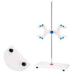 Lab Supply: Marble Base Support Stand for Titrator with Plastic Holder