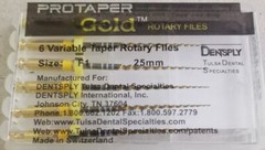 12 Packs Dentsply ProTaper Gold Rotary Files F1,F2,F3,S1,S2,SX-F3 21MM/25MM/31MM
