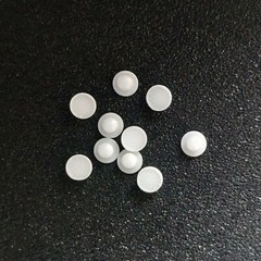 Dental Orthodontic Ceramic Lingual Buttons Bondable Round Mesh Base
