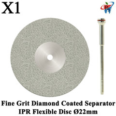 1pcs Fine Single Sided Diamond Coated Grit Disc For IPR Ø22mm Thickness 0.19mm