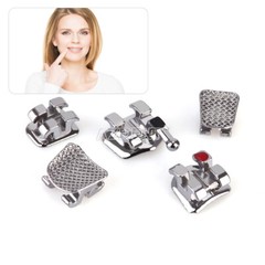 AZDENT Dental Ortho Brackets Braces Mini/Standard Roth/MBT 018/022 3/Hooks 3-4-5