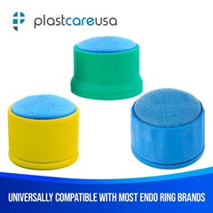 100 2.5″ Premium Endodontic Foam Round Blue Sponge Cushions Dental Endo Files