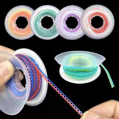 15 Color Dental Orthodontic Elastic Rubber Power Chain Double Color