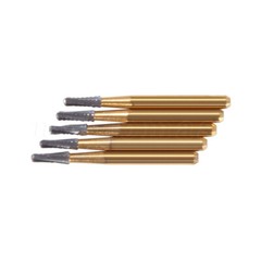 10Pcs Dental Tungsten Carbide Burs Crown Cutter Cutting Transmetal FG 1957