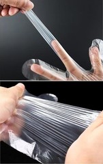 400 Count Disposable Poly Plastic Gloves for Cooking, Food Prep and Food Serv…