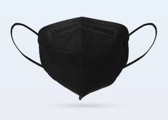 Kingfa KN95 Black Face Mask 10 Pcs Disposable Respirator 5-Ply Layer GB2626-2019