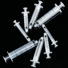 20 Pack Syringe without Needle, Plastic Curved Syringes for Epoxy Resin, Craft,
